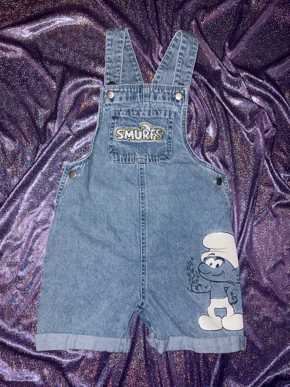 Smurfs Denim Overalls